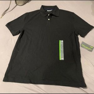 New with tag black men polo shirt size xl